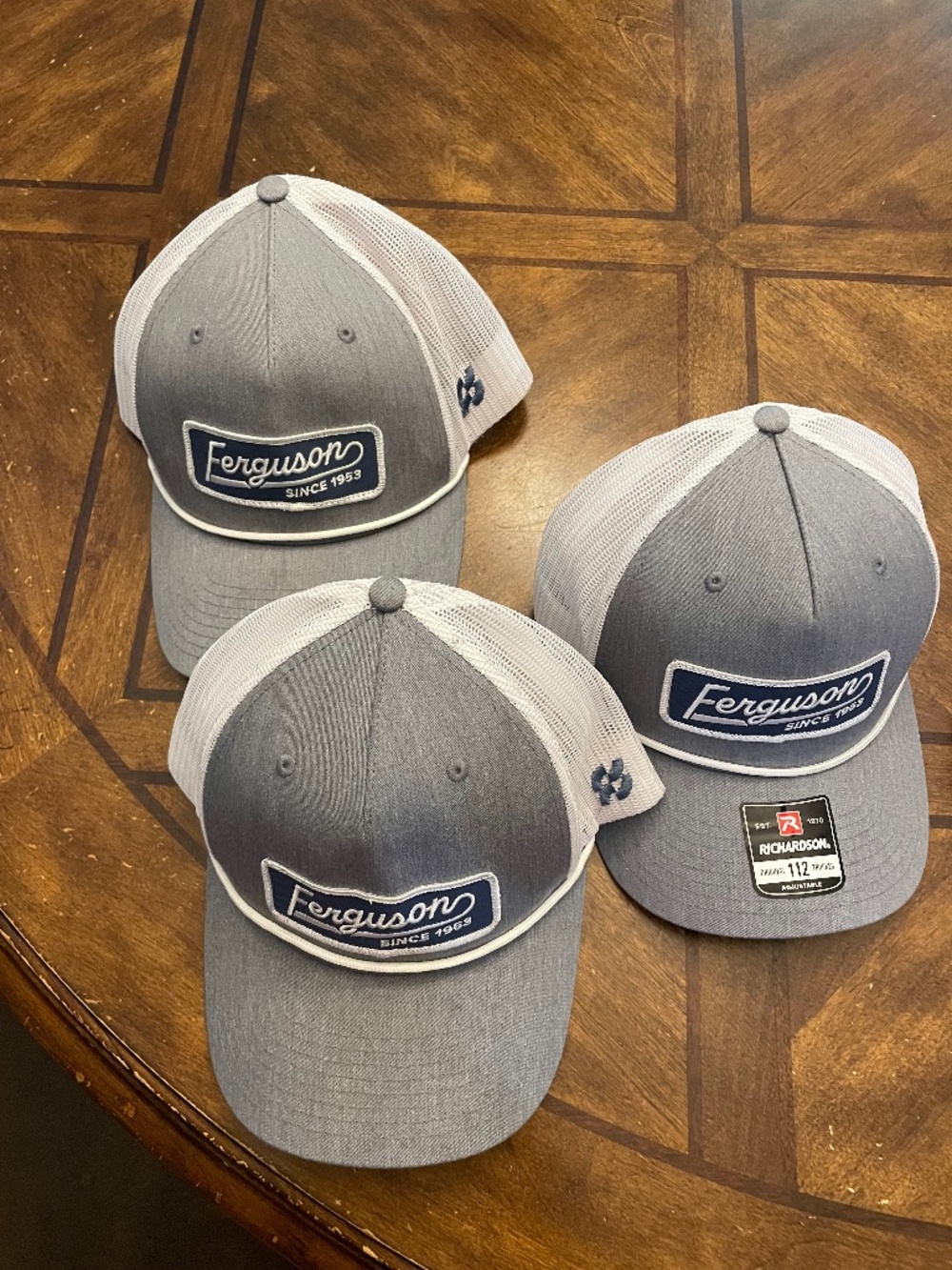 Grey trucker hats